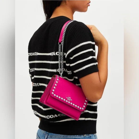 NWOT Coach Mini Klare Crossbody Bag With Rivets - Picture 3 of 17